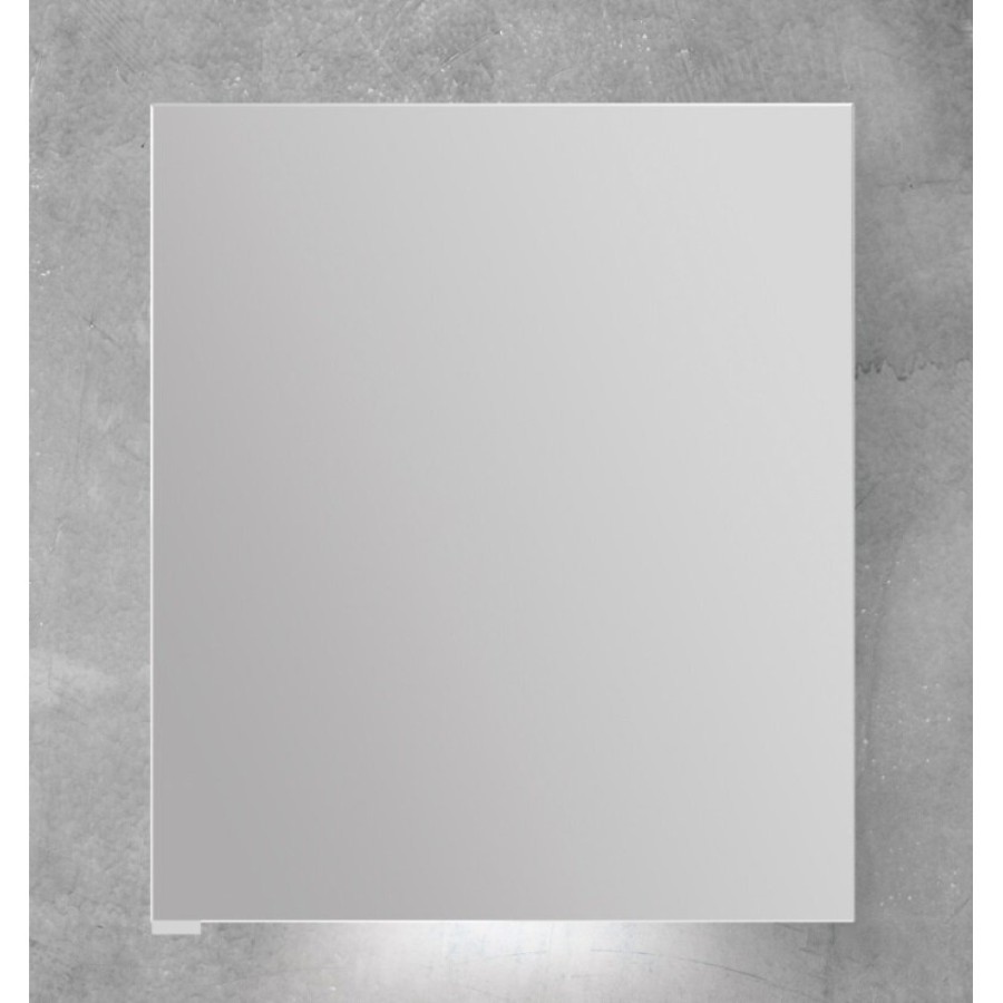 Зеркальный шкаф BelBagno SPC-1A-DL-BL-500, 50 см, подвесная, белый