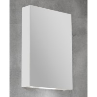 Зеркальный шкаф BelBagno SPC-1A-DL-BL-500, 50 см, подвесная, белый