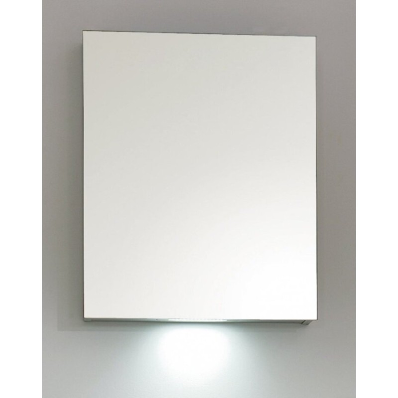 Зеркальный шкаф BelBagno SPC-1A-DL-BL-500, 50 см, подвесная, белый
