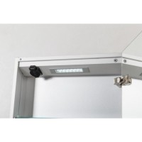 Зеркальный шкаф BelBagno SPC-1A-DL-BL-500, 50 см, подвесная, белый