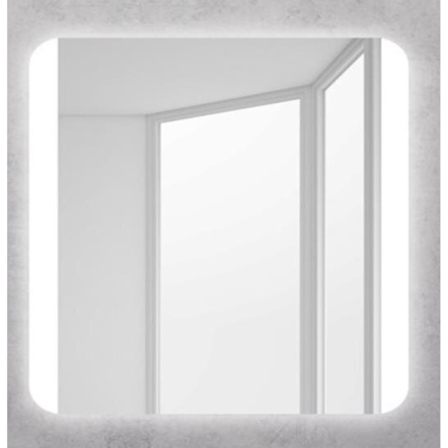 Зеркало BelBagno SPC-CEZ-700-700-LED-BTN 70 x 70 см со встроенным светильником и кнопочным выключателем