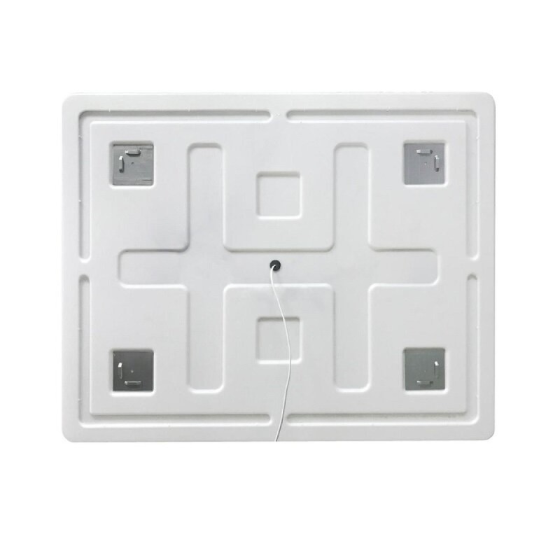 Зеркало BelBagno SPC-CEZ-800-700-LED-TCH-WARM, 80 см, с LED подсветкой, с сенсорным выключателем, с подогревом, цвет рамы белый