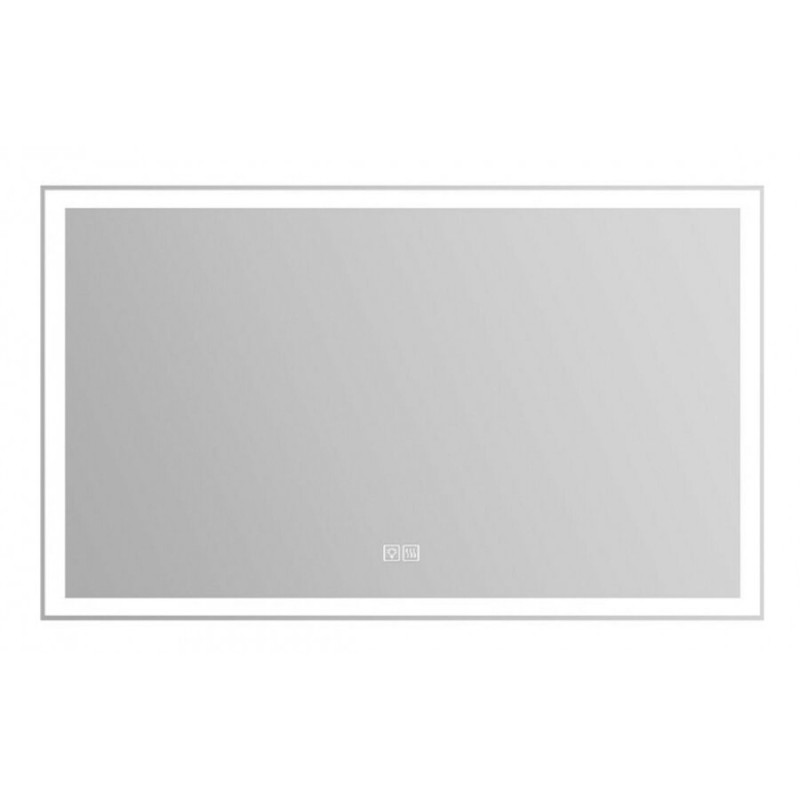 Зеркало BelBagno SPC-GRT-1000-600-LED-TCH-WARM, 60 см, с подсветкой, белый