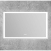 Зеркало BelBagno SPC-GRT-1000-600-LED-TCH-WARM, 60 см, с подсветкой, белый