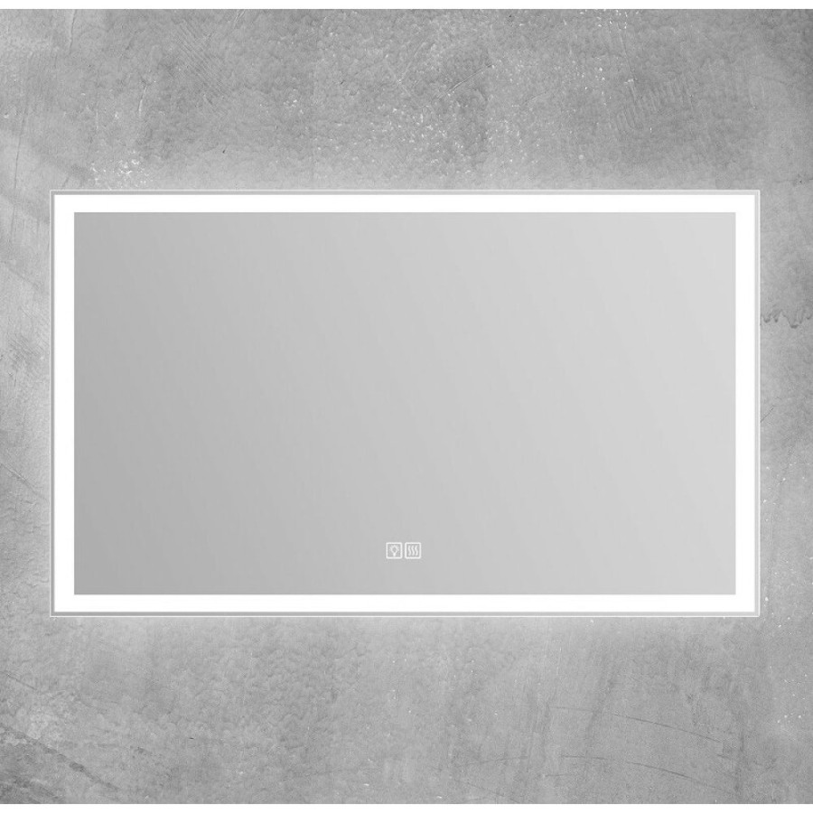 Зеркало BelBagno SPC-GRT-1000-600-LED-TCH-WARM, 60 см, с подсветкой, белый