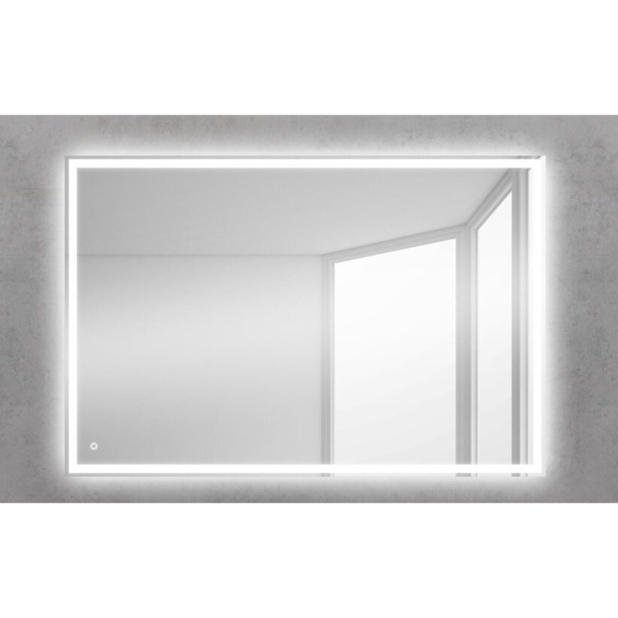 Зеркало BelBagno SPC-GRT-1000-800-LED-TCH 100 x 80 см со встроенным светильником и сенсорным выключателем