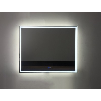 Зеркало BelBagno SPC-GRT-1000-800-LED-TCH-PHONE 100 x 80 см со встроенным светильником, сенсорным выключателем, блютуз-модулем, микрофоном и динамиками