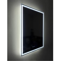 Зеркало BelBagno SPC-GRT-1000-800-LED-TCH-SND 100 см, со встроенной подсветкой, голосовым управлением и подогревом