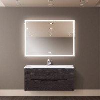 Зеркало BelBagno SPC-GRT-1100-800-LED-TCH-WARM 110 см, светодиодная подсветка, с сенсорным выключателем, с подогревом