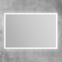 Зеркало BelBagno SPC-GRT-1200-800-LED-TCH-SND 120 см, со встроенной подсветкой, голосовым управлением и подогревом