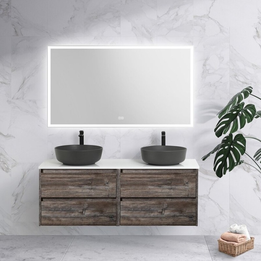 Зеркало BelBagno SPC-GRT-1400-800-LED-TCH-WARM, 140 см, с подсветкой, белый