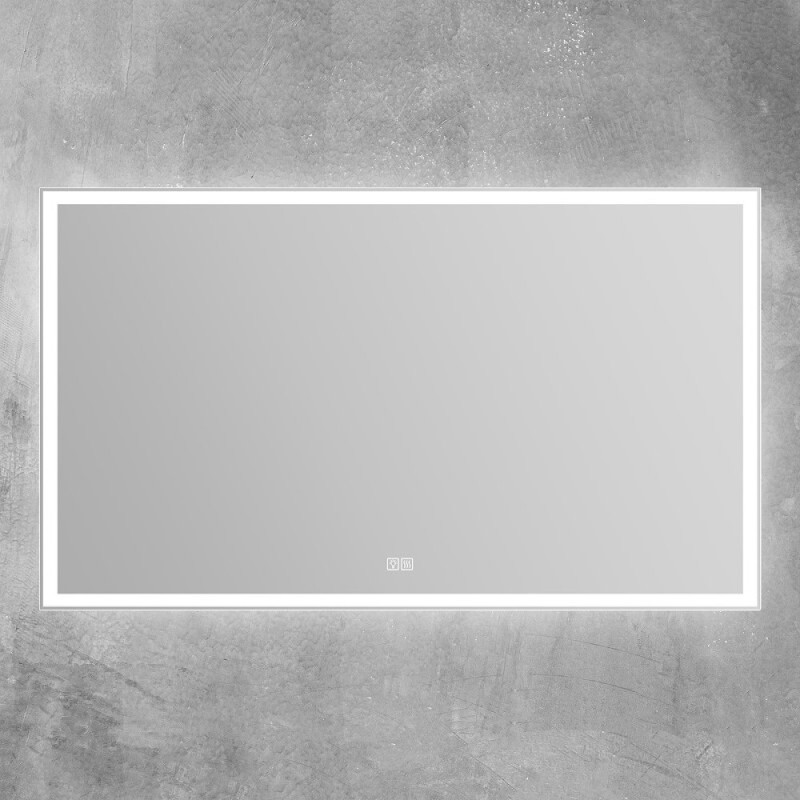 Зеркало BelBagno SPC-GRT-1400-800-LED-TCH-WARM, 140 см, с подсветкой, белый