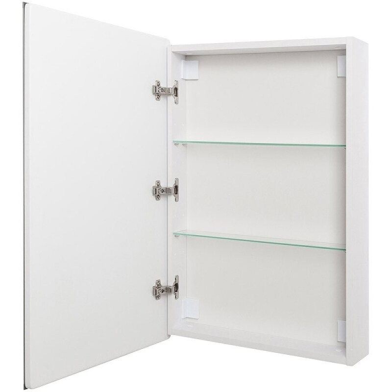 Зеркальный шкаф BelBagno SPC-GRT-500/800-1A-LED-TCH, 50 см, с LED подсветкой, белый