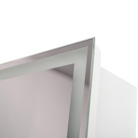 Зеркальный шкаф BelBagno SPC-GRT-500/800-1A-LED-TCH, 50 см, с LED подсветкой, белый