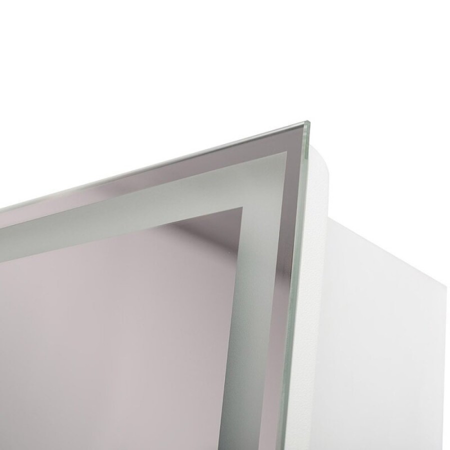 Зеркальный шкаф BelBagno SPC-GRT-500/800-1A-LED-TCH, 50 см, с LED подсветкой, белый