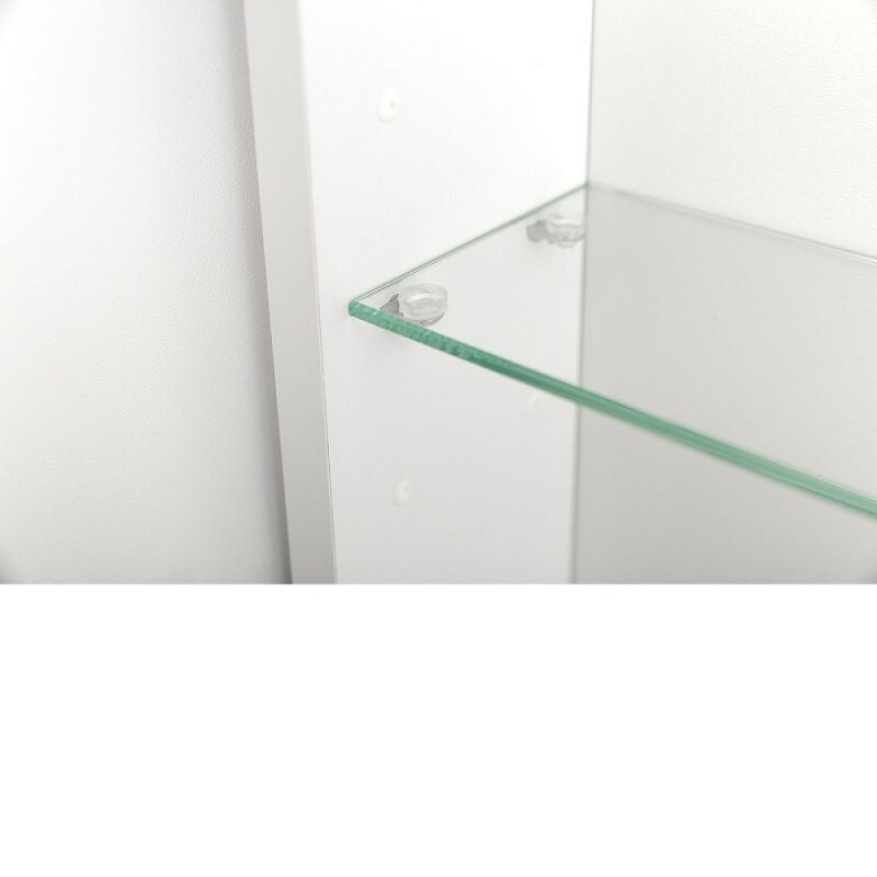 Зеркальный шкаф BelBagno SPC-GRT-500/800-1A-LED-TCH, 50 см, с LED подсветкой, белый