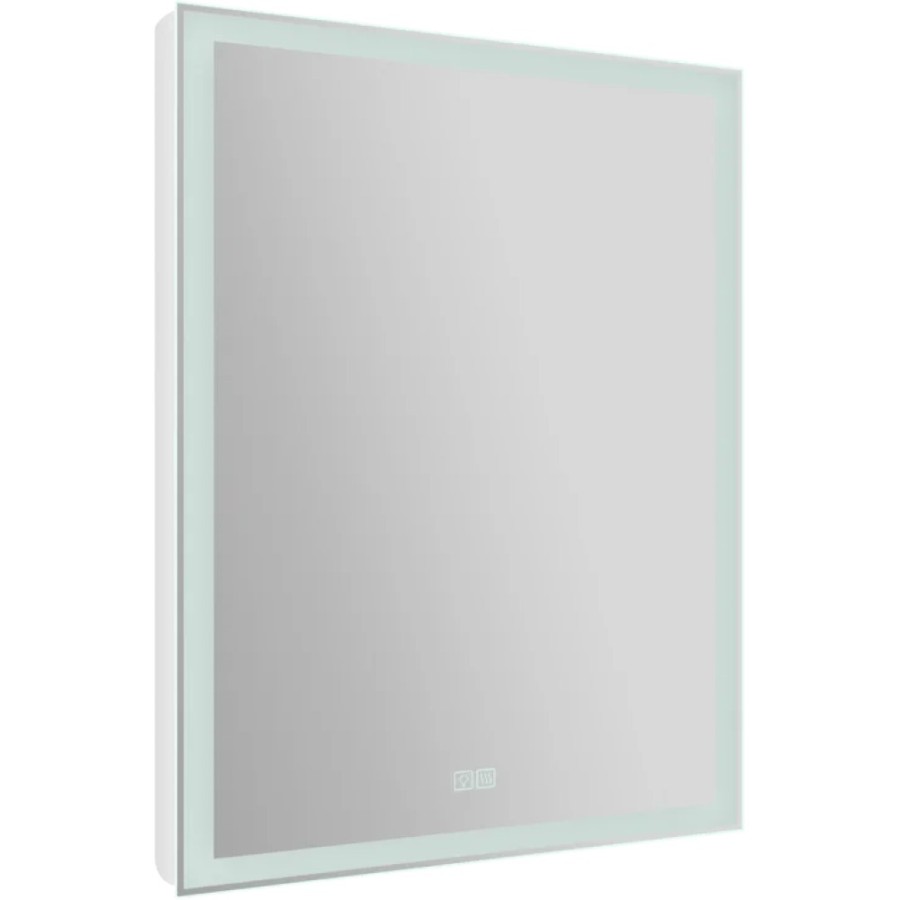 Зеркало BelBagno SPC-GRT-600-800-LED-TCH-WARM, 60 см, с подсветкой, белый