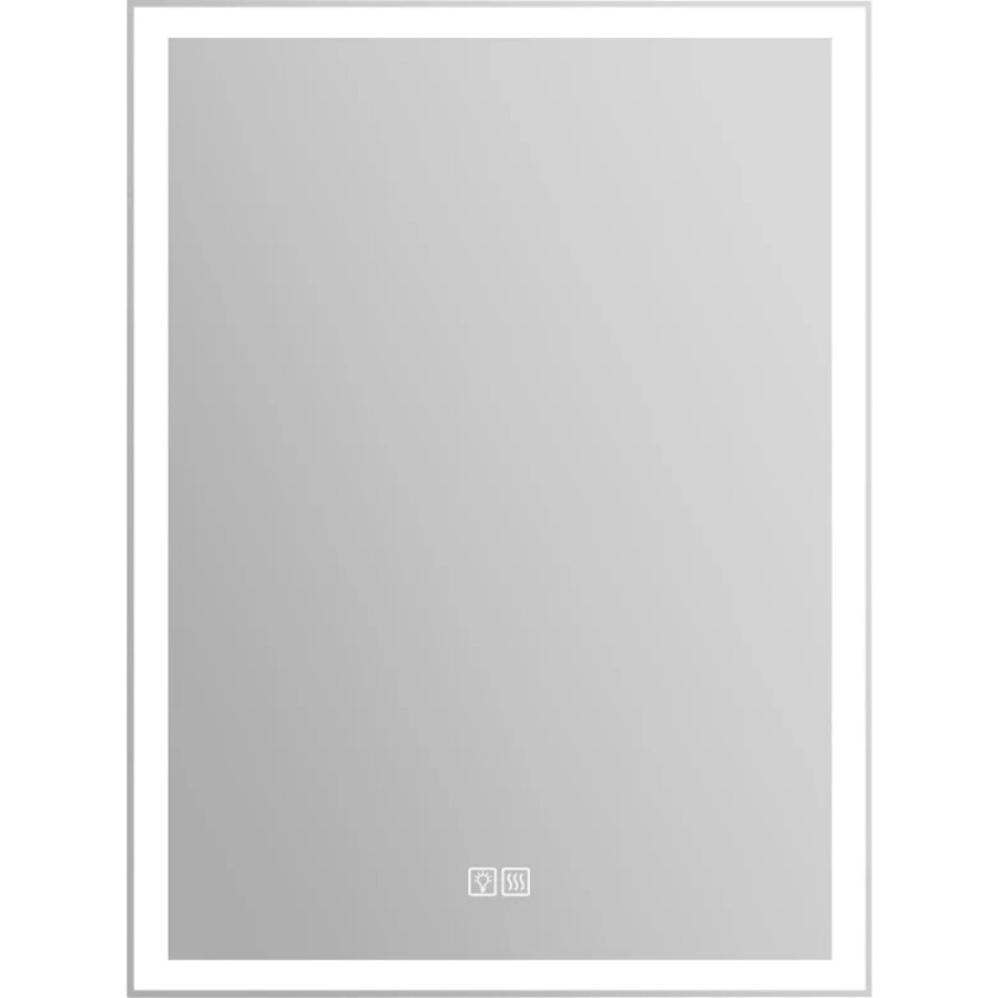 Зеркало BelBagno SPC-GRT-600-800-LED-TCH-WARM, 60 см, с подсветкой, белый