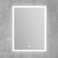 Зеркало BelBagno SPC-GRT-600-800-LED-TCH-WARM, 60 см, с подсветкой, белый