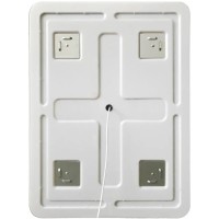 Зеркало BelBagno SPC-GRT-600-800-LED-TCH-WARM, 60 см, с подсветкой, белый