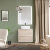 Зеркало BelBagno SPC-GRT-600-800-LED-TCH-WARM, 60 см, с подсветкой, белый