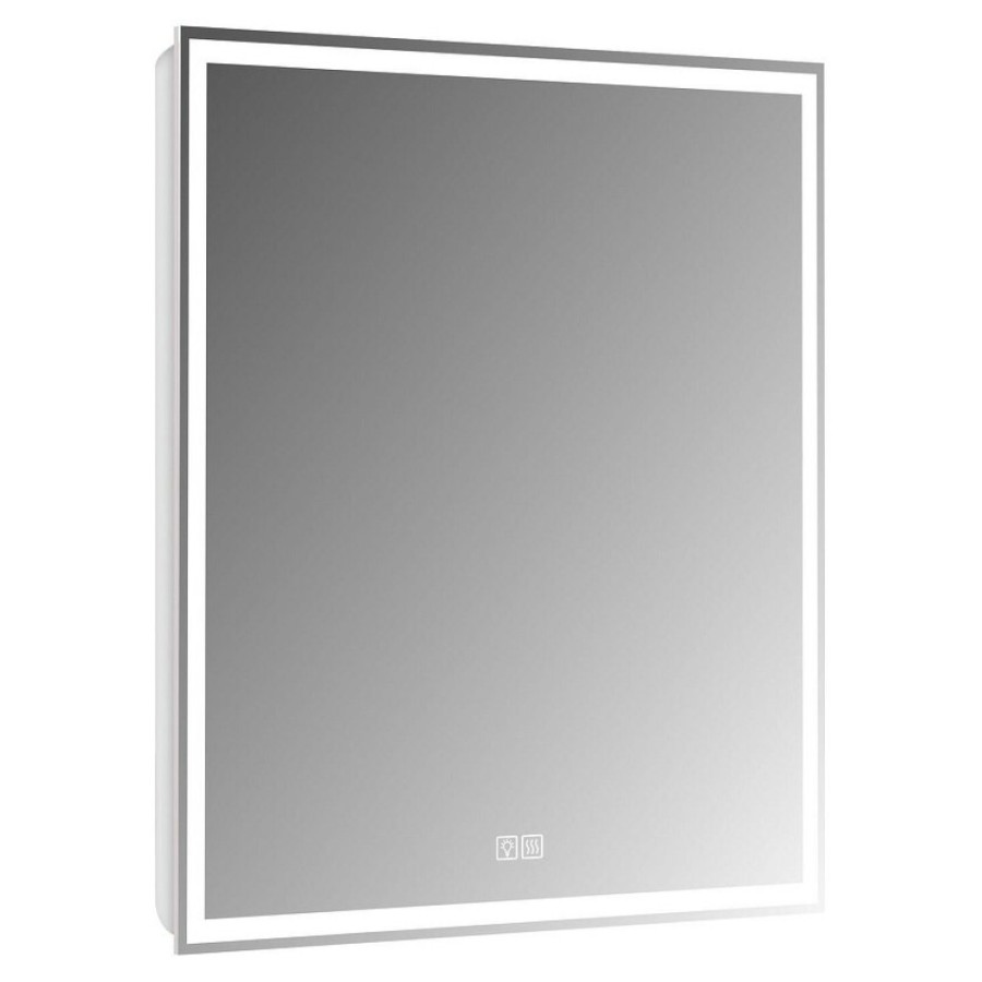 Зеркало BelBagno SPC-GRT-700-800-LED-TCH-WARM, 70 см, с подсветкой, белый