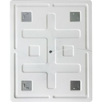 Зеркало BelBagno SPC-GRT-700-800-LED-TCH-WARM, 70 см, с подсветкой, белый
