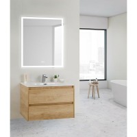 Зеркало BelBagno SPC-GRT-700-800-LED-TCH-WARM, 70 см, с подсветкой, белый