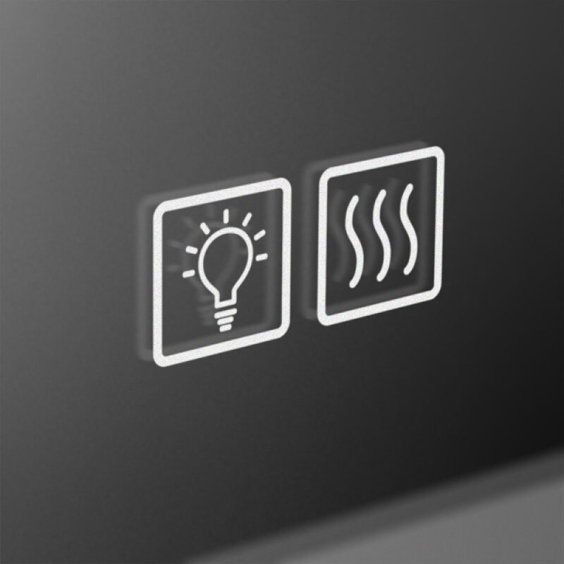 Зеркало BelBagno SPC-GRT-700-800-LED-TCH-WARM, 70 см, с подсветкой, белый