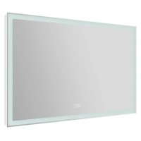 Зеркало BelBagno SPC-GRT-900-800-LED-TCH-WARM, 90 см, с подсветкой, белый