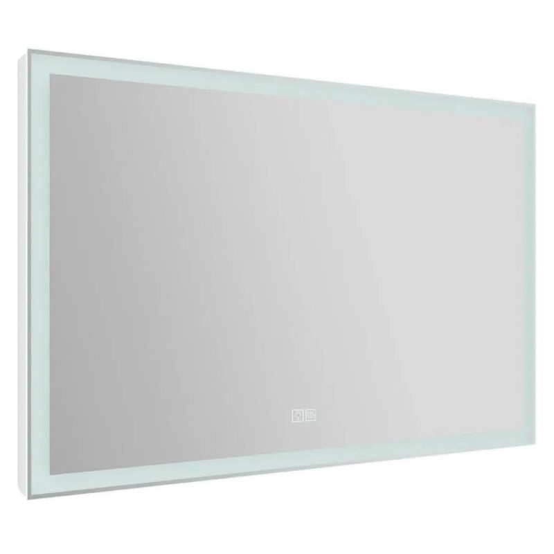 Зеркало BelBagno SPC-GRT-900-800-LED-TCH-WARM, 90 см, с подсветкой, белый