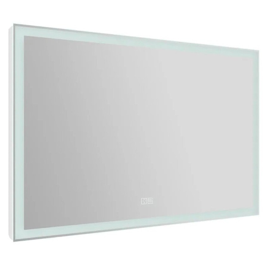 Зеркало BelBagno SPC-GRT-900-800-LED-TCH-WARM, 90 см, с подсветкой, белый