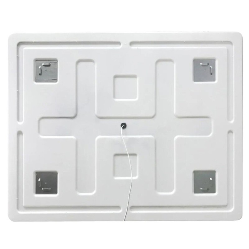 Зеркало BelBagno SPC-GRT-900-800-LED-TCH-WARM, 90 см, с подсветкой, белый