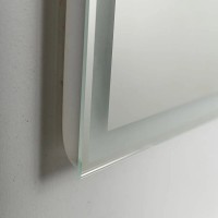 Зеркало BelBagno SPC-GRT-900-800-LED-TCH-WARM, 90 см, с подсветкой, белый