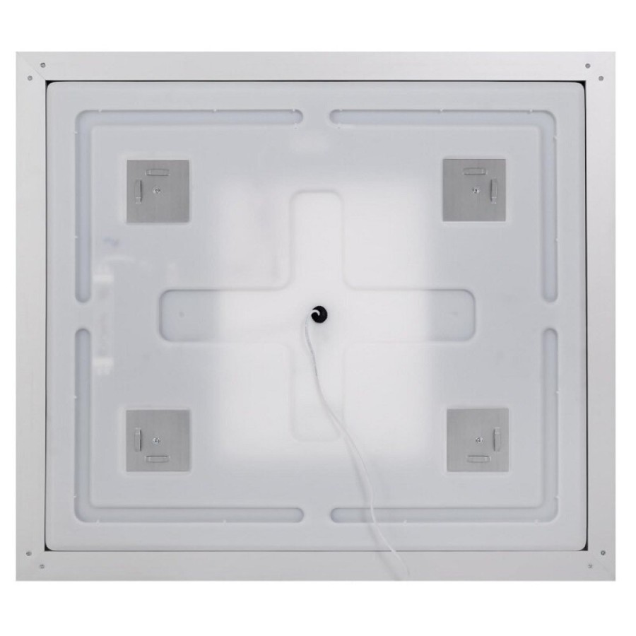 Зеркало BelBagno Kraft SPC-KRAFT-1000-800-LED-TCH-WARM, 100 см, со встроенной подсветкой и подогревом, сатин
