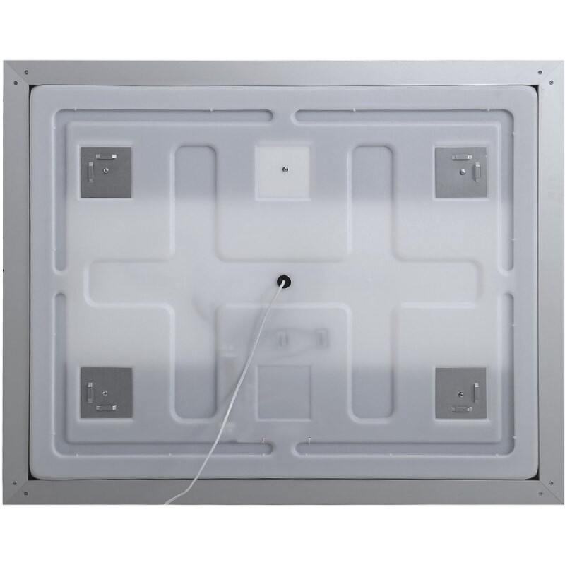 Зеркало BelBagno Kraft SPC-KRAFT-1200-800-SENS-AL, 120 см, с LED подсветкой, с сенсорным выключателем, цвет рамы сатин