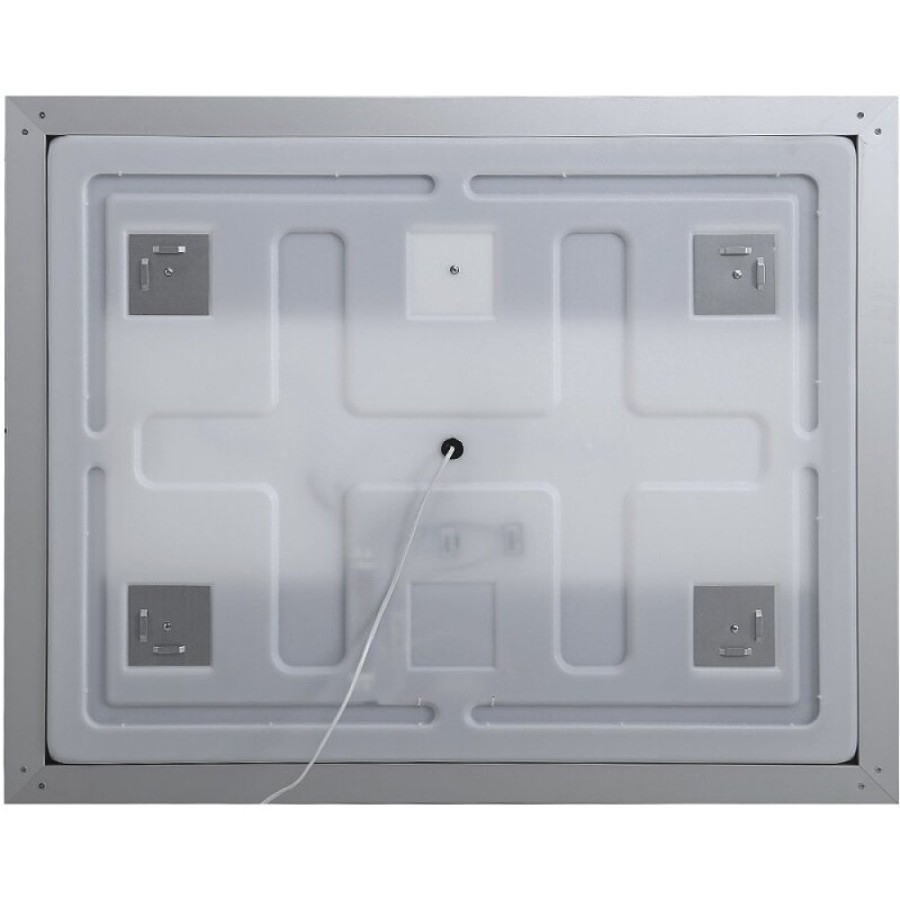 Зеркало BelBagno Kraft SPC-KRAFT-1200-800-SENS-AL, 120 см, с LED подсветкой, с сенсорным выключателем, цвет рамы сатин