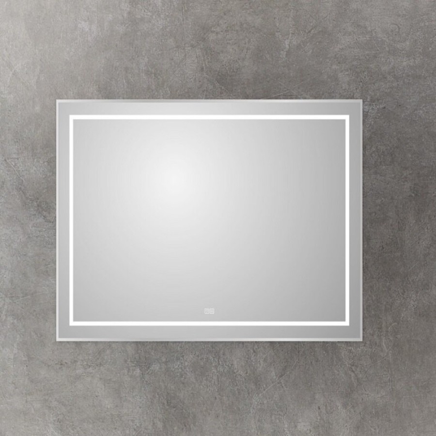 Зеркало BelBagno Kraft SPC-KRAFT-1400-800-LED-TCH-WARM, 140 см, со встроенной подсветкой и подогревом, сатин