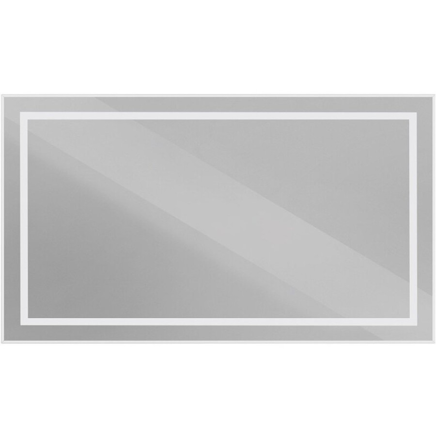 Зеркало BelBagno Kraft SPC-KRAFT-1400-800-SENS-AL, 140 см, с LED подсветкой, с сенсорным выключателем, цвет рамы сатин