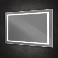 Зеркало BelBagno Kraft SPC-KRAFT-1400-800-SENS-AL, 140 см, с LED подсветкой, с сенсорным выключателем, цвет рамы сатин