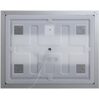 Зеркало BelBagno Kraft SPC-KRAFT-1400-800-SENS-AL, 140 см, с LED подсветкой, с сенсорным выключателем, цвет рамы сатин