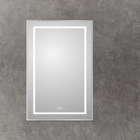 Зеркало BelBagno Kraft SPC-KRAFT-500-800-LED-TCH-WARM, 50 см, со встроенной подсветкой и подогревом, сатин