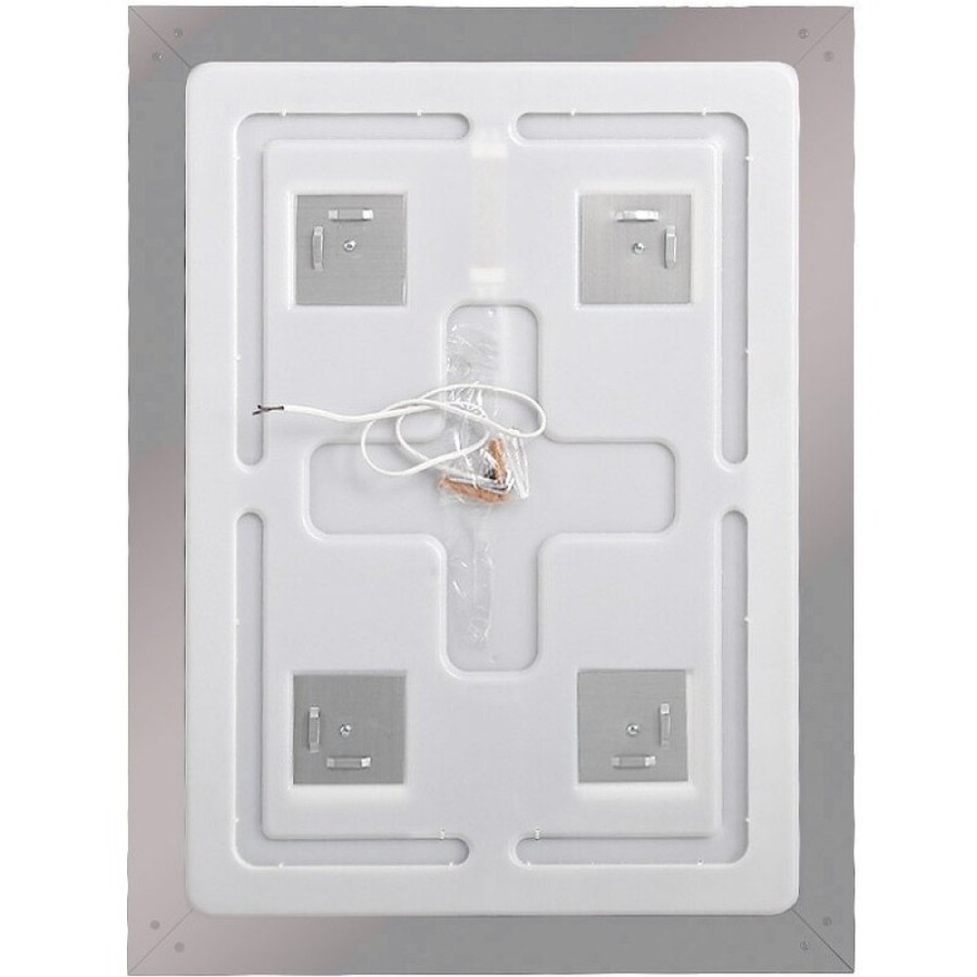 Зеркало BelBagno Kraft SPC-KRAFT-500-800-SENS-AL, 50 см, с LED подсветкой, с сенсорным выключателем, цвет рамы сатин