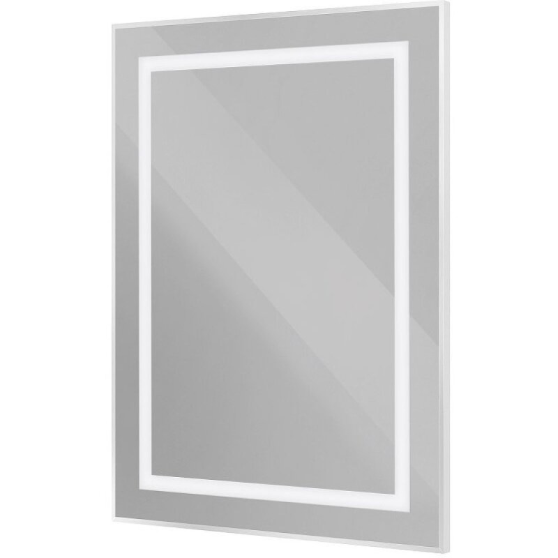 Зеркало BelBagno Kraft SPC-KRAFT-600-800-SENS-AL, 60 см, с LED подсветкой, с сенсорным выключателем, цвет рамы сатин