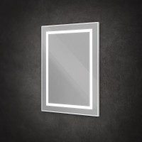 Зеркало BelBagno Kraft SPC-KRAFT-600-800-SENS-AL, 60 см, с LED подсветкой, с сенсорным выключателем, цвет рамы сатин
