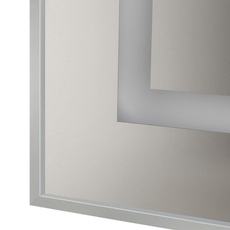 Зеркало BelBagno Kraft SPC-KRAFT-600-800-SENS-AL, 60 см, с LED подсветкой, с сенсорным выключателем, цвет рамы сатин