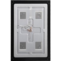 Зеркало BelBagno Kraft SPC-KRAFT-600-800-SENS-NERO, 60 см, с LED подсветкой, с сенсорным выключателем, цвет рамы черный