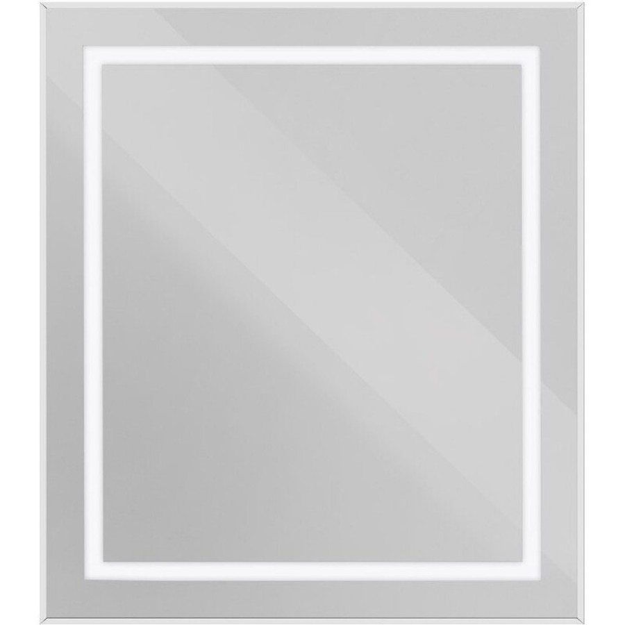 Зеркало BelBagno Kraft SPC-KRAFT-700-800-SENS-AL, 70 см, с LED подсветкой, с сенсорным выключателем, цвет рамы сатин