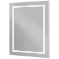 Зеркало BelBagno Kraft SPC-KRAFT-700-800-SENS-AL, 70 см, с LED подсветкой, с сенсорным выключателем, цвет рамы сатин