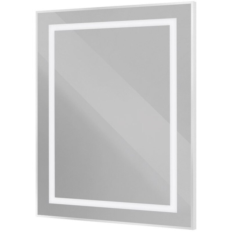Зеркало BelBagno Kraft SPC-KRAFT-700-800-SENS-AL, 70 см, с LED подсветкой, с сенсорным выключателем, цвет рамы сатин
